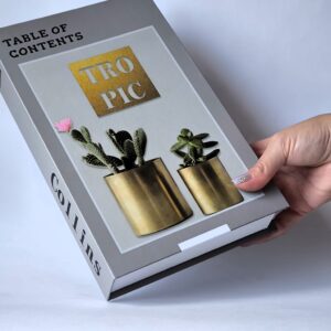 LIVRO FAKE PAPEL SUCULENTA