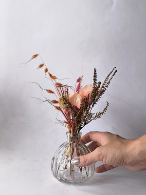 VASO  VIDRO FLOR 9
