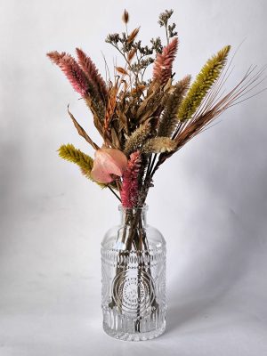 VASO VIDRO FLOR 15
