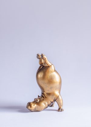 HIPOPOTMO YOGA DOURADO