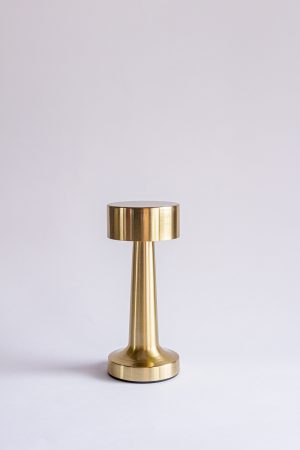 ABAJUR DOURADO RETO