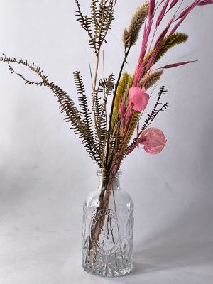 VASO VIDRO FLOR 10
