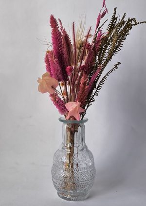VASO VIDRO FLOR 14