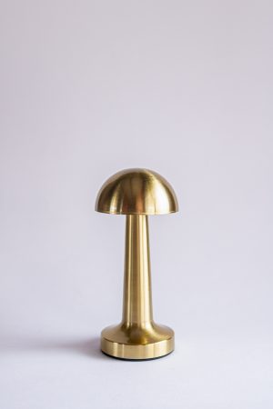 ABAJUR DOURADO MUSH M