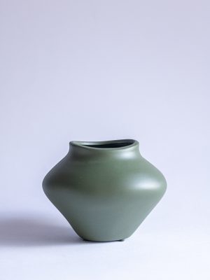 VASO MOLDE P VERDE OLIVA FOSCO
