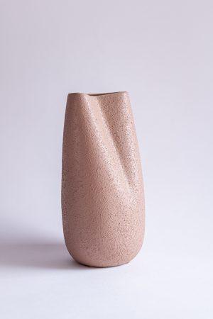 VASO ORGÂNICO G BEGE SÉPIA - TEXTURIZADO